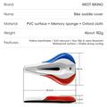 West Biking YP0801256 Coprisella in memory foam per bicicletta - Rosso / Blu / Bianco