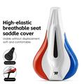 West Biking YP0801256 Coprisella in memory foam per bicicletta - Rosso / Blu / Bianco