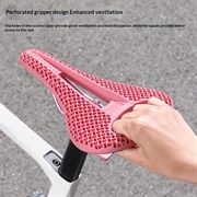 Sella da bicicletta West Biking YP08012653D con struttura a nido d\'ape