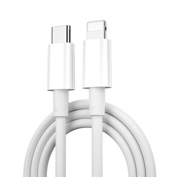 WiWU C008 Classic 30W Cavo USB-C / Lightning - 1,2 m - Bianco