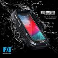 Borsa impermeabile per telefono da bici Wild Man FK1 con supporto girevole a 360° in alluminio - 4.7-6.7" - Nero