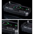 Borsa impermeabile per telefono da bici Wild Man FK1 con supporto girevole a 360° in alluminio - 4.7-6.7" - Nero