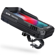 Custodia con supporto per telefono da bicicletta Wild Man FK2 con supporto in alluminio ruotabile a 360° - 0.6l - Nero