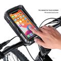 Custodia con supporto per telefono da bicicletta Wild Man FK2 con supporto in alluminio ruotabile a 360° - 0.6l - Nero