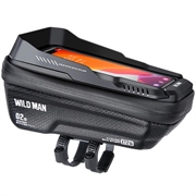 Borsa da bici Wild Man XT2S con finestra per touchscreen - 4.7-6.7" - Nero