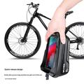 Borsa da bici Wild Man XT2S con finestra per touchscreen - 4.7-6.7" - Nero