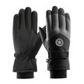 Guanti antivento invernali touch screen - Uomo - Nero / Grigio