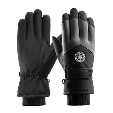Guanti antivento invernali touch screen - Uomo - Nero / Grigio