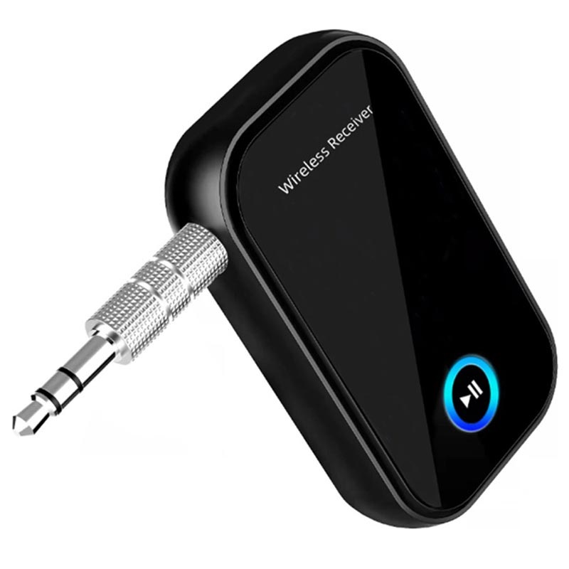 Ricevitore audio wireless BT15 - Bluetooth 5.0, 3,5 mm - nero