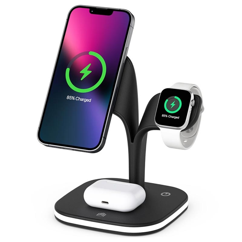 Stazione di ricarica wireless / Luce notturna YM-UD22