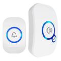 Campanello wireless con portata di 280m, 32 suonerie e 4 livelli di volume - Bianco