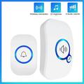 Campanello wireless con portata di 280m, 32 suonerie e 4 livelli di volume - Bianco