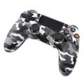 Controller di gioco wireless con funzione di vibrazione per PS4 - Grigio mimetico