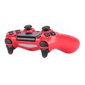Controller di gioco wireless con funzione di vibrazione per PS4 - Rosso