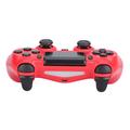 Controller di gioco wireless con funzione di vibrazione per PS4 - Rosso
