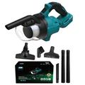 Aspirapolvere portatile senza fili con filtro HEPA, luce LED - 9.4Kpa - Verde