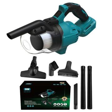 Aspirapolvere portatile senza fili con filtro HEPA, luce LED - 9.4Kpa - Verde