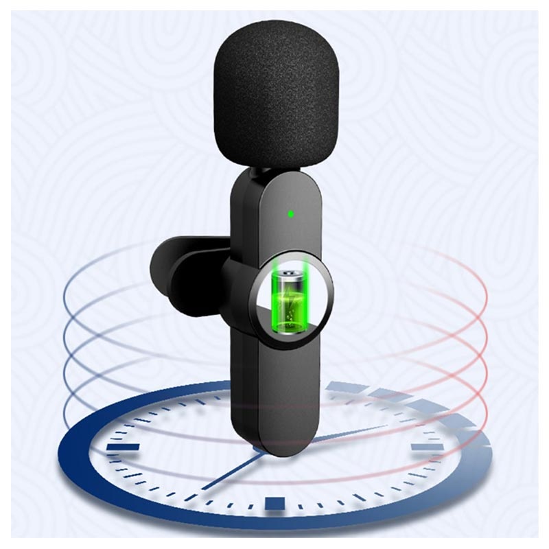 Microfono Wireless Lavalier / Clip-On per Smartphone - USB-C