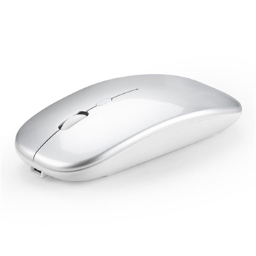 Mouse senza fili - 2.4Ghz - Funzione a 3 velocità Max 1600 DPI - Color Argento