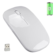 Mouse senza fili - 2.4Ghz - Funzione a 3 velocità Max 1600 DPI - Bianco