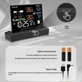Stazione meteorologica wireless con display LCD - Per interni/esterni - Nera