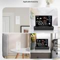 Stazione meteorologica wireless con display LCD - Per interni/esterni - Nera