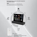 Stazione meteorologica wireless con display LCD - Per interni/esterni - Nera