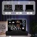 Stazione meteorologica wireless con display LCD - Per interni/esterni - Nera