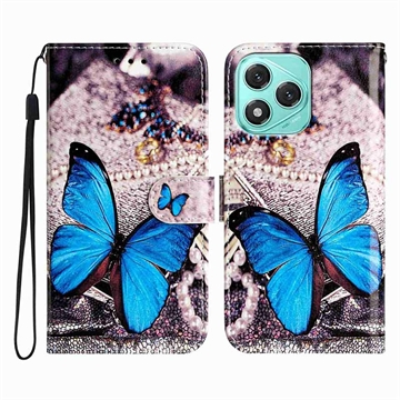 Custodia a Portafoglio Wonder Series per Honor 400 Lite - Farfalla Blu