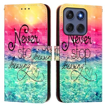 Custodia a Portafoglio Wonder Series per Motorola Edge 60/60 Fusion - Non smettere mai di sognare