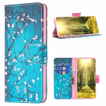 Custodia a Portafoglio Wonder Series per Xiaomi 12T/12T Pro - Fiori Bianchi