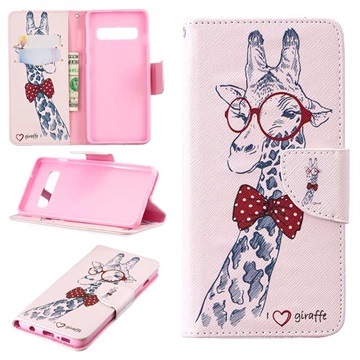 Custodia a portafoglio Wonder Series per Samsung Galaxy S10 - Giraffa