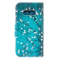 Custodia a portafoglio Wonder Series per Samsung Galaxy S10e - Fiori Bianchi