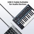 Cavo stampante intrecciato da USB-C a USB-B - 1.8m