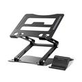 Supporto regolabile per laptop Wozinsky con supporto per cellulare - fino a 52cm - Nero