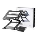 Supporto regolabile per laptop Wozinsky con supporto per cellulare - fino a 52cm - Nero