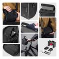 Borsa da manubrio per bicicletta Wozinsky con supporto regolabile per telefono - 4l - Nero