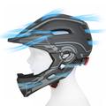 Casco integrale da bicicletta Wozinsky Kids con luce LED posteriore USB - S
