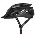 Casco da mountain bike Wozinsky con luce LED posteriore USB - L