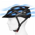 Casco da mountain bike Wozinsky con luce LED posteriore USB - L