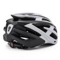 Casco da mountain bike Wozinsky con luce LED posteriore USB - L - Bianco / Nero