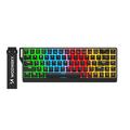 Set da gioco RGB Wozinsky - Tastiera meccanica e mouse con cavo - Nero