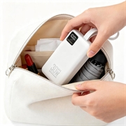 Power bank Wozinsky W8 da 30W e 30000mAh con tre porte - Bianco