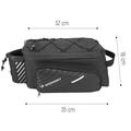 Borsa porta bicicletta Wozinsky WBB22BK con tracolla 9L - Nero