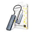 Wozinsky WHBC10Y4S Hub USB-C multifunzione 6-in-1 - Grigio