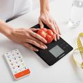 Bilancia da cucina intelligente Wozinsky WIK-10 con app Bluetooth, analisi nutrizionale - Nero