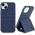 Custodia a Flip Verticale X-Level Journey per iPhone 14 Plus - Blu