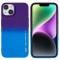 Custodia in TPU X-Level Rainbow per iPhone 14 Plus - Blu / Viola