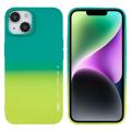 Custodia in TPU X-Level Rainbow per iPhone 14 Plus - Gialla / Verde