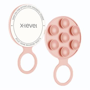 X-Level MagSafe Supporto per telefono a ventosa in silicone - Rosa